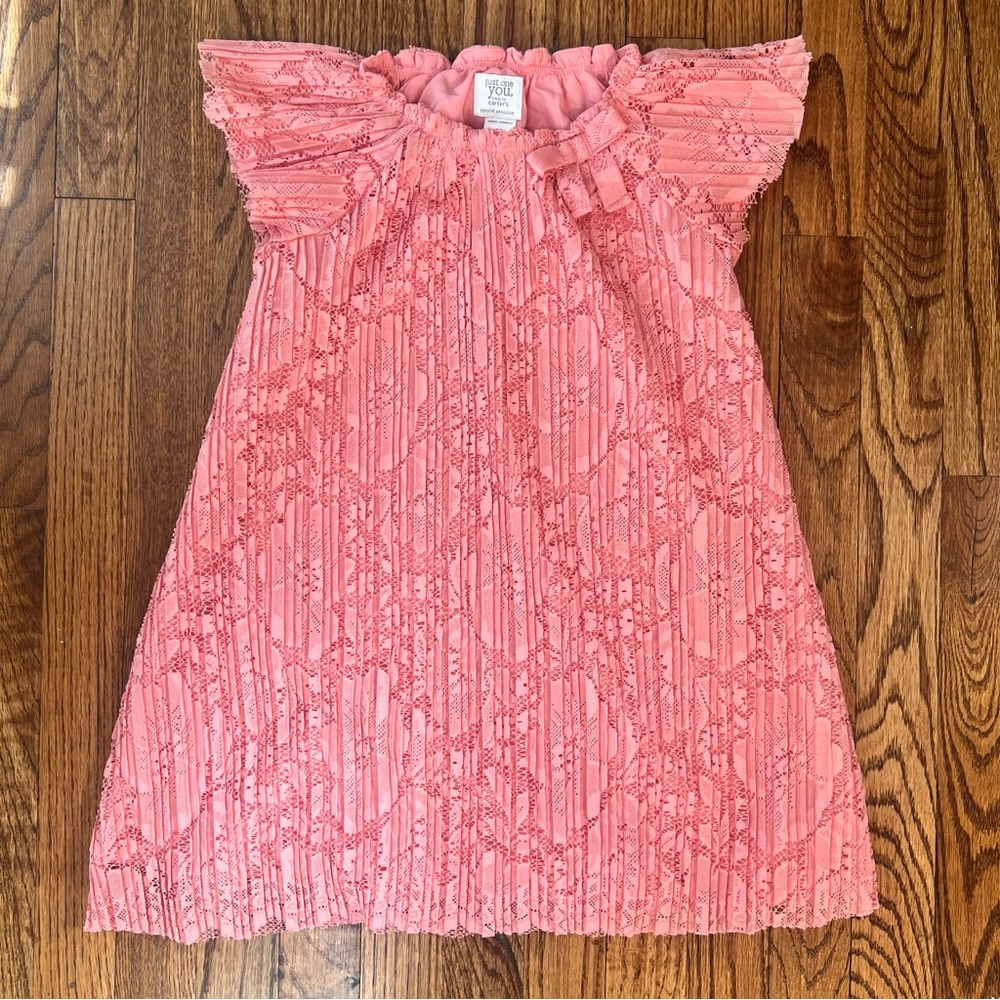 Just for you by carters coral dress size 5T